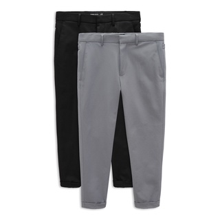 Quần tây nam croppedfit low side tab, chất vải vải cotton pha spandex thoải mái, qt001705, somehow