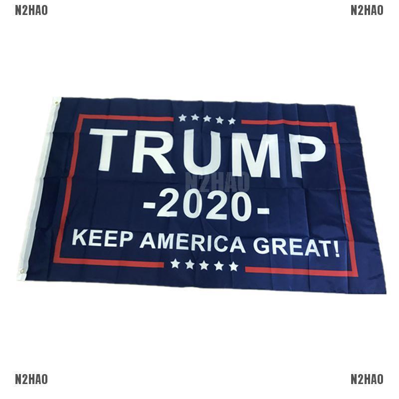 Cờ treo ủng hộ tổng thống Mỹ Donald Trump kỳ tranh cử 2020 kích thước 90*150cm