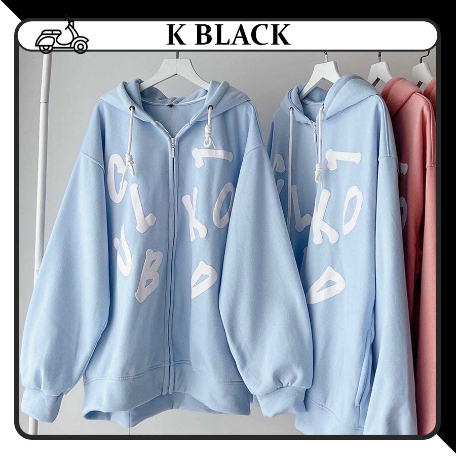 ÁO KHOÁC nỉ nam nữ unisex form rộng ÁO KHOÁC CÓ MŨ phong cách street hàn quốc ullzang