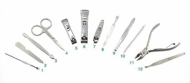 Bộ bấm móng loại 1( 12 chi tiết)