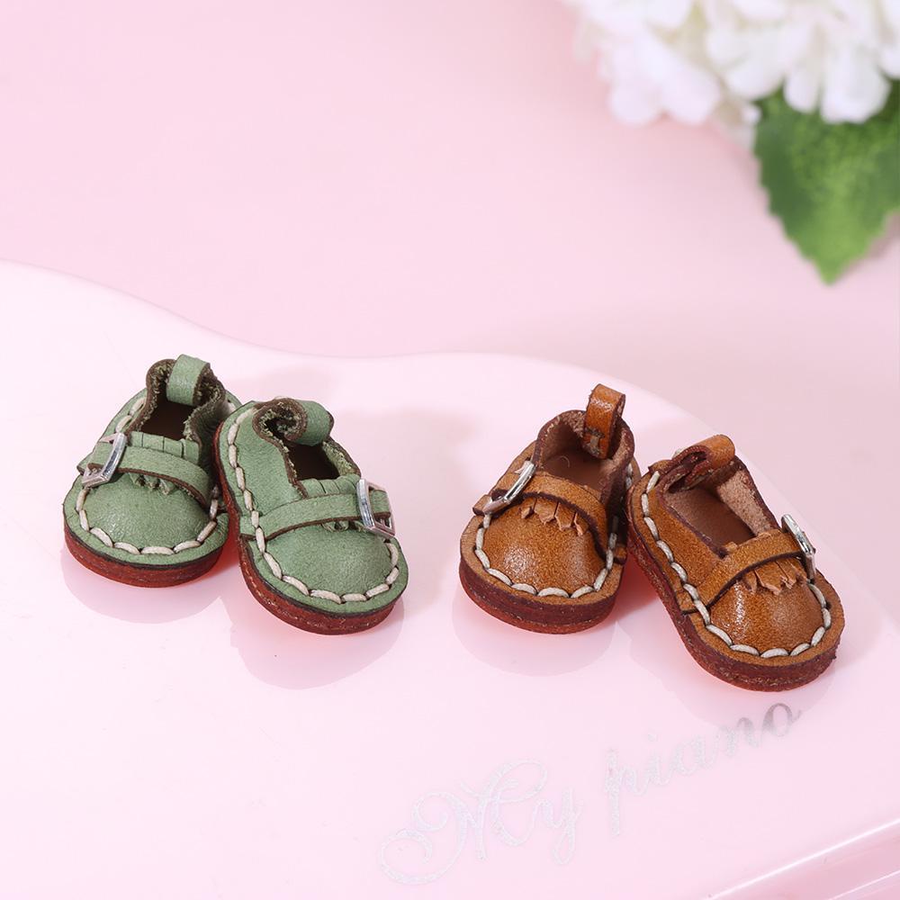 Giày Da Bò 6 Màu Cho Búp Bê 1 / 11 OB11