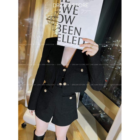 Jumpsuits ngắn + khoác đính nút cá tính | BigBuy360 - bigbuy360.vn