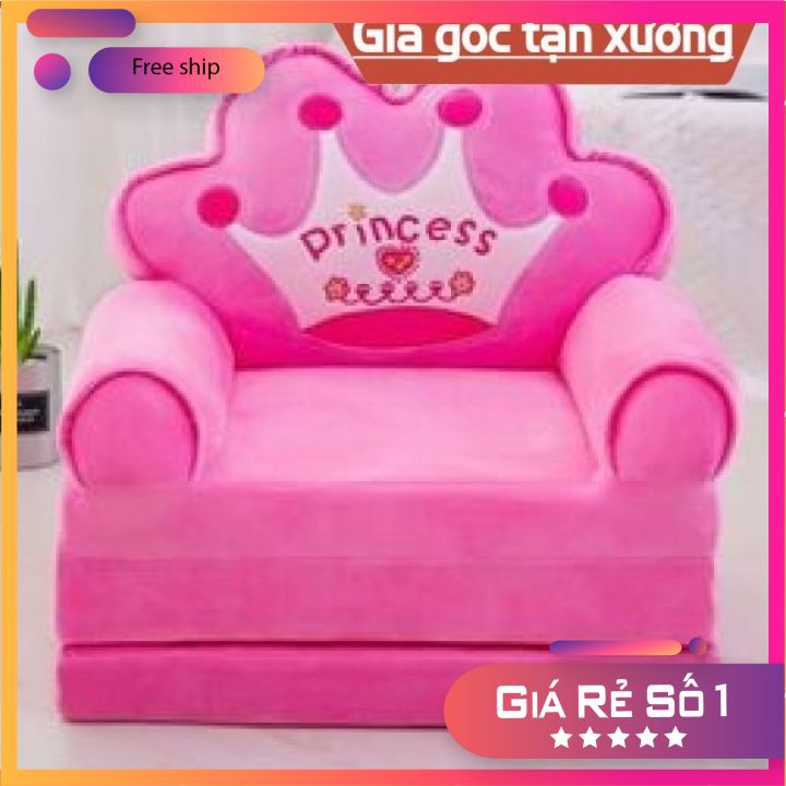 Ghế sofa giường cho bé ⚡ RẺ VÔ ĐỊCH ⚡ Đệm tập ngồi cho trẻ - vừa ngồi vừa nằm -  cho bé vui chơi thỏa thích