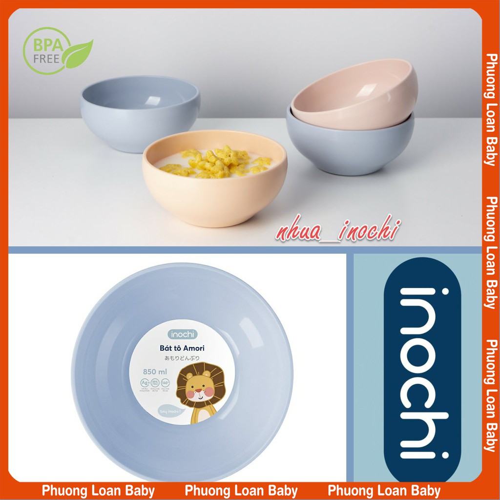 Bát ăn dặm Inochi Amori 415ml và 850ml