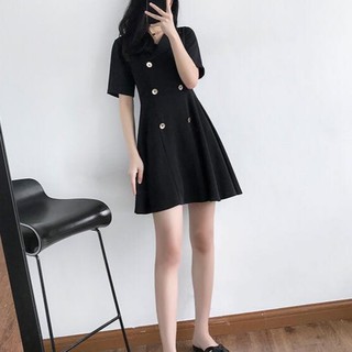 Đầm Vest Phối Nút Phong Cách Sang Trọng