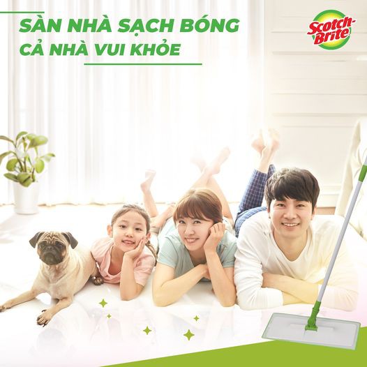 Khăn Lau Thay Thế Cây Lau Microfiber Lớn Scotch-Brite 3M – Hàng Chính Hãng – Mẫu Mới – HIBUCENTER