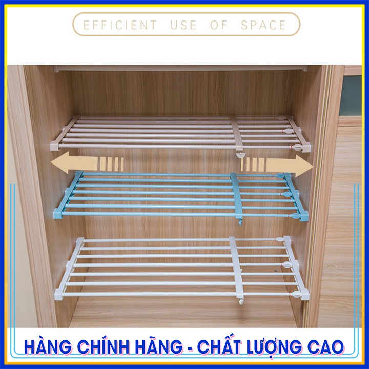 [Bản Rộng 42 CM] Kệ Chia Ngăn Tủ Quần Áo Thông Minh&gt;&gt;Không Cần Khoan&gt;&gt;Thay Đổi Được Chiều Dài.