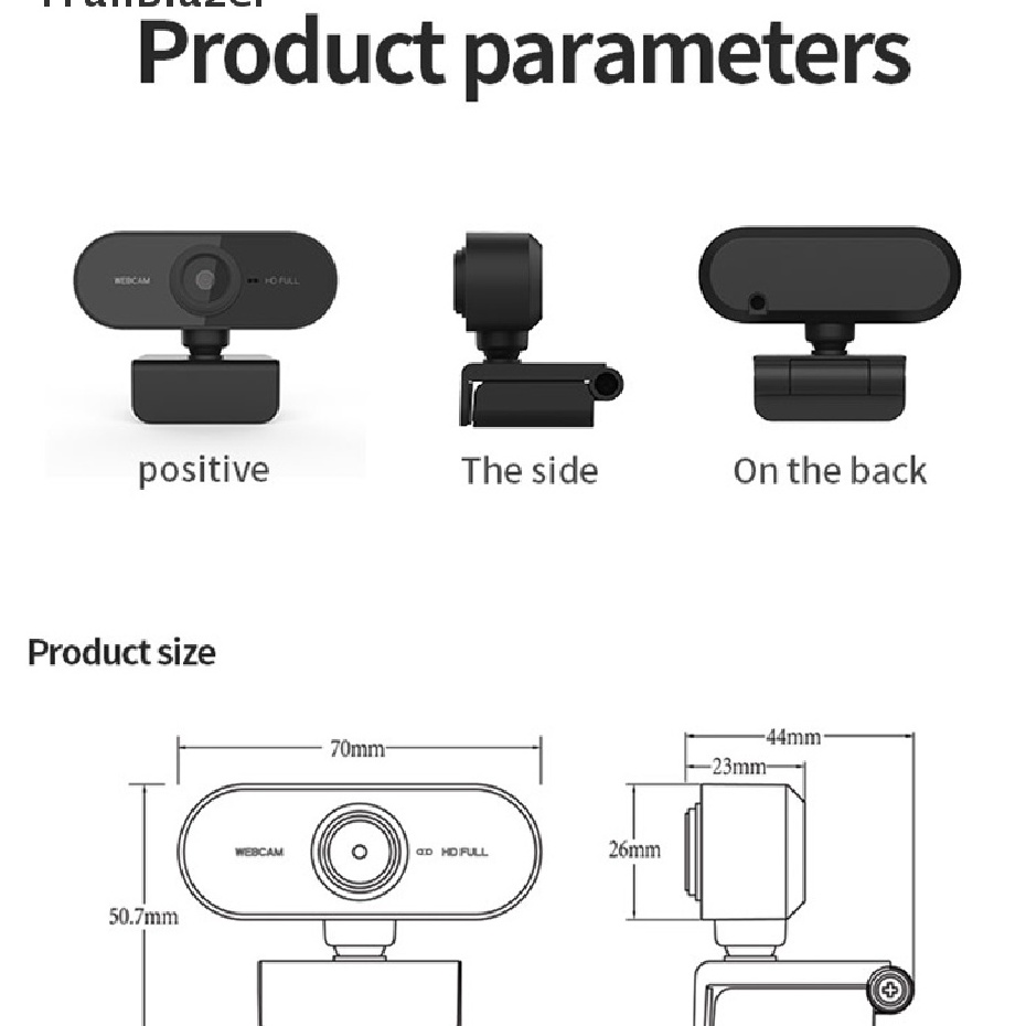 🌟QUA SỬ DỤNG / THANH LÝ🌟 Webcam kẹp 720 Dành Cho Máy Tính kẹp đứng học online livestream chơi game RANGER VCAM365M