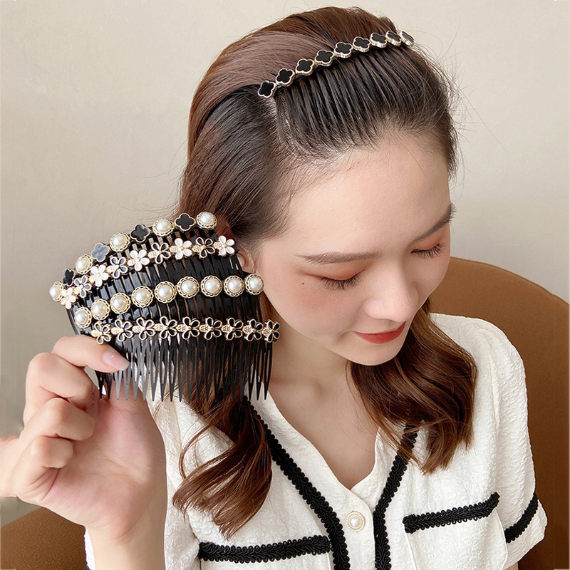 Kẹp Tóc Hình Hoa Phong Cách Vintage