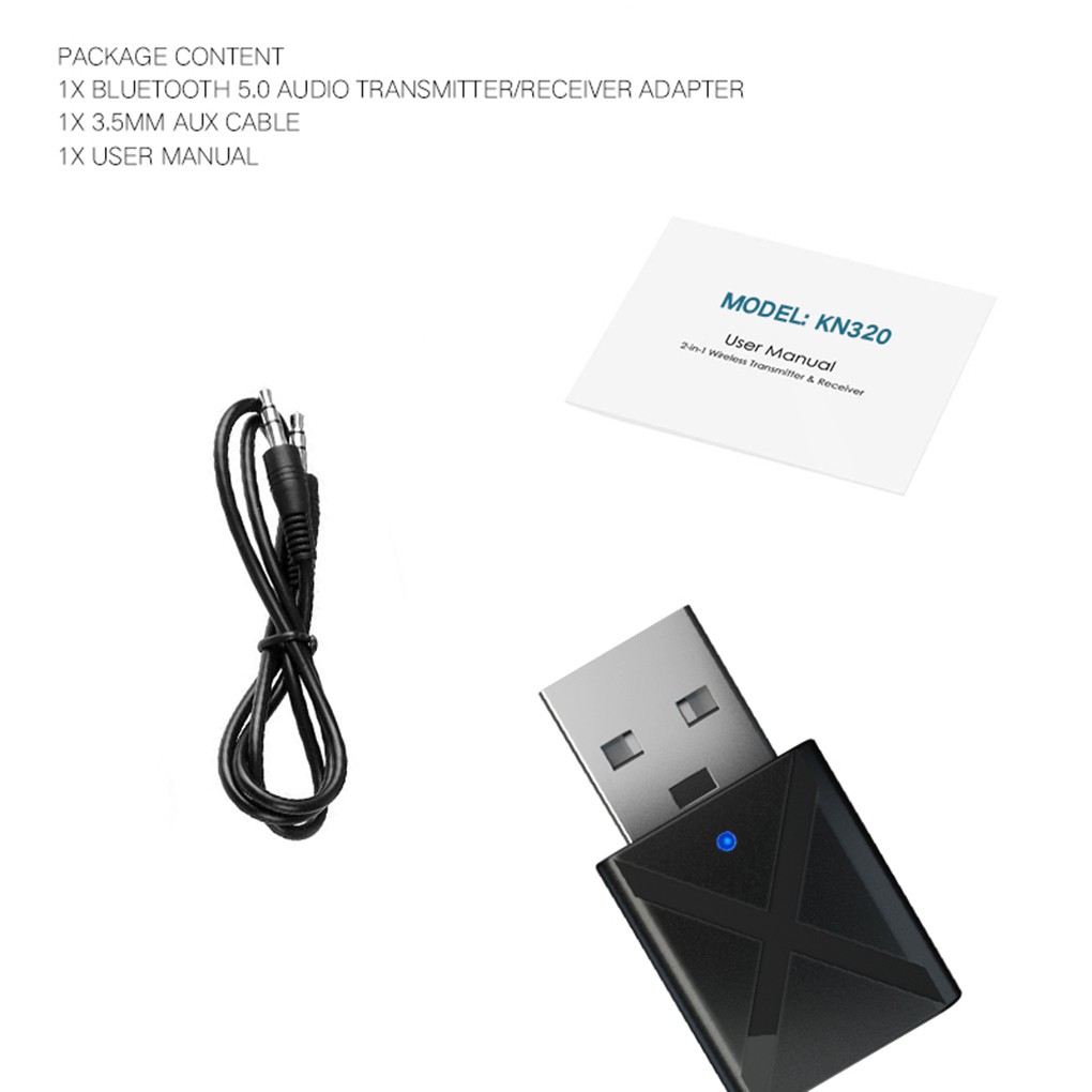 Bộ thu phát tín hiệu Bluetooth 5.0 giắc cắm 3.5mm và phụ kiện chuyên dụng | BigBuy360 - bigbuy360.vn