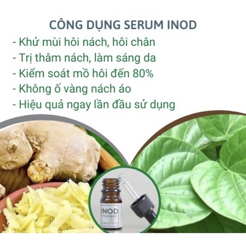 [Chính hãng] Serum Inod Huyền Phi - Dứt điểm hôi nách, hôi chân 100%