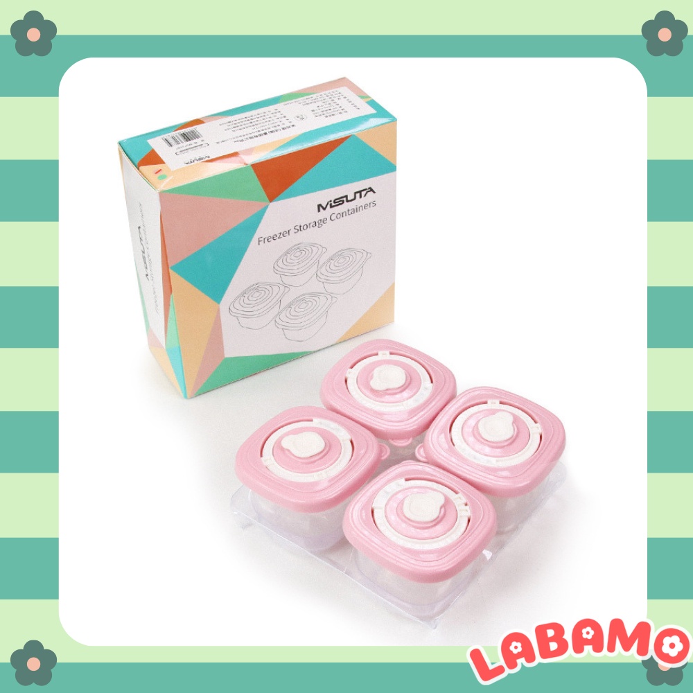 Hộp trữ đông bảo quản đồ ăn dặm cho bé Misuta LABAMO H02