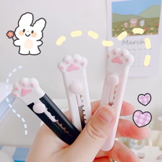 (PEACHSSHOP)Dao rọc giấy chân mèo cute