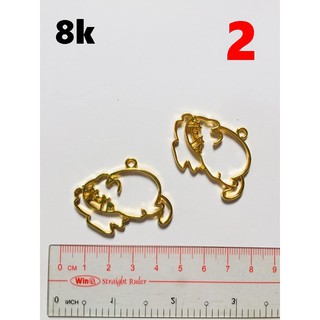 Khung charm làm resin hình mèo