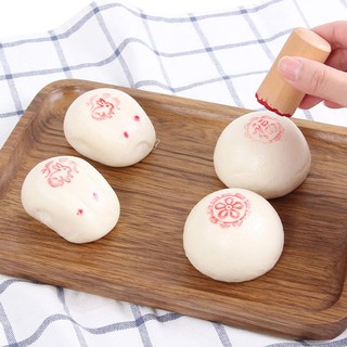 Set 5 con dấu gỗ trang trí bánh trung thu