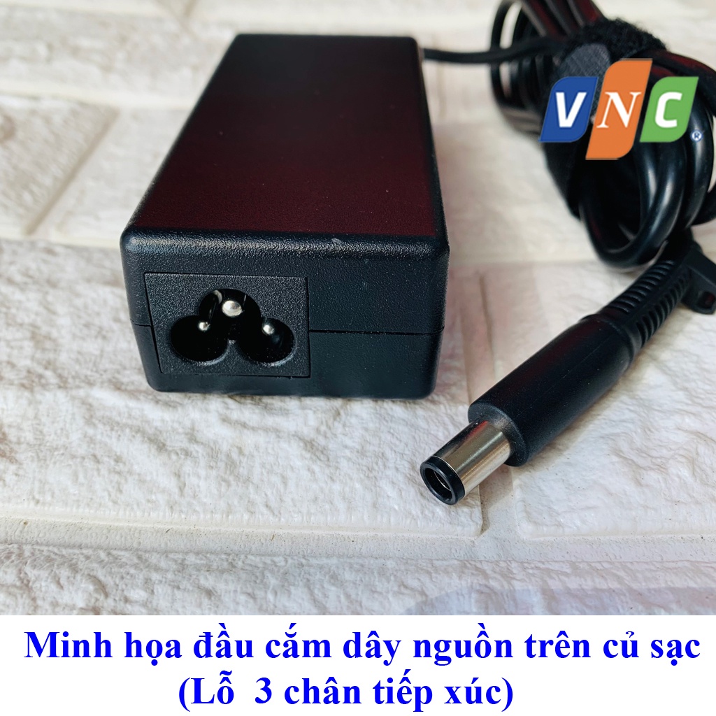 Sạc Laptop HP chân kim to 18.5V - 3.5A (Adapter HP tròn to 7.4 *5.0mm)