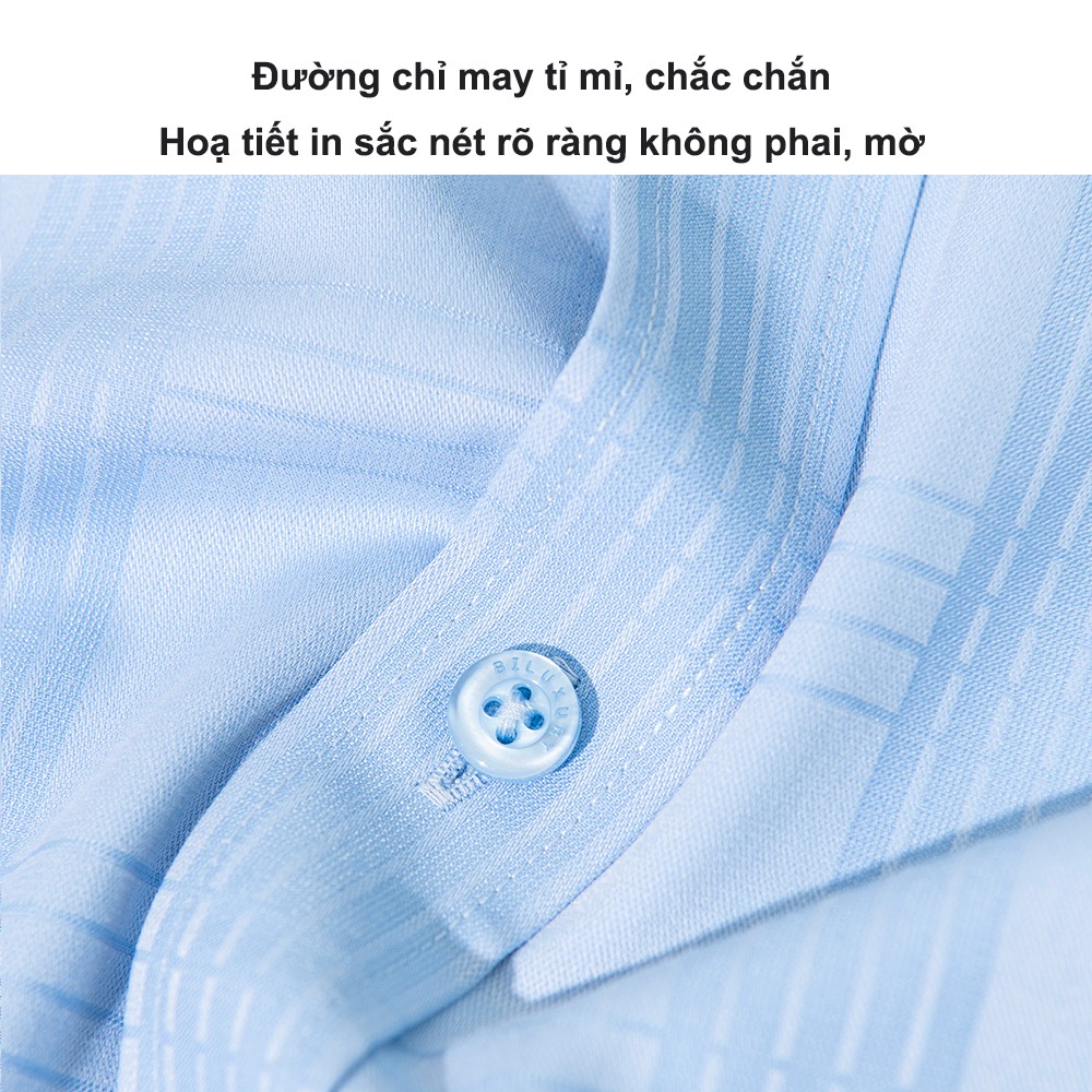 Áo sơ mi nam ngắn tay Biluxury 4SMCC006XAH kẻ caro chìm vải siêu mịn thân thiện với làn da | BigBuy360 - bigbuy360.vn