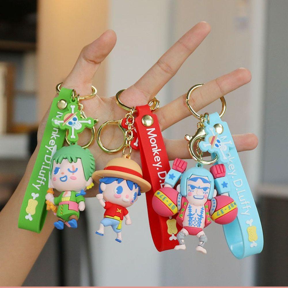 NICKOLAS Móc Khóa Mô Hình Nhân Vật Hoạt Hình Luffy Cướp Biển