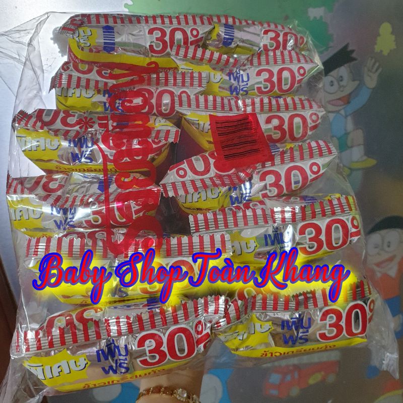 CHỈ SHIP HCM_TÚI 12 GÓI BÁNH SNACK TÔM THÁI 20GR