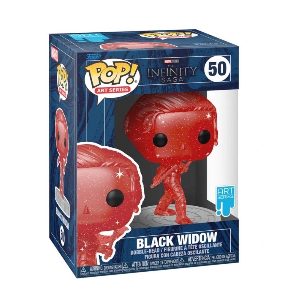 Mô hình Marvel Black Widow 10cm 50 Infinity Saga Artist Series Funko Pop Mô hình tĩnh Nhựa PVC CHÍNH HÃNG MỸ MVFKP19