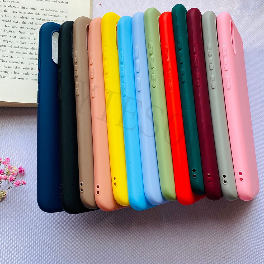 Ốp điện thoại TPU dẻo màu sắc ngọt ngào đơn giản cho XIAOMI MI 11T PRO REDMI 10