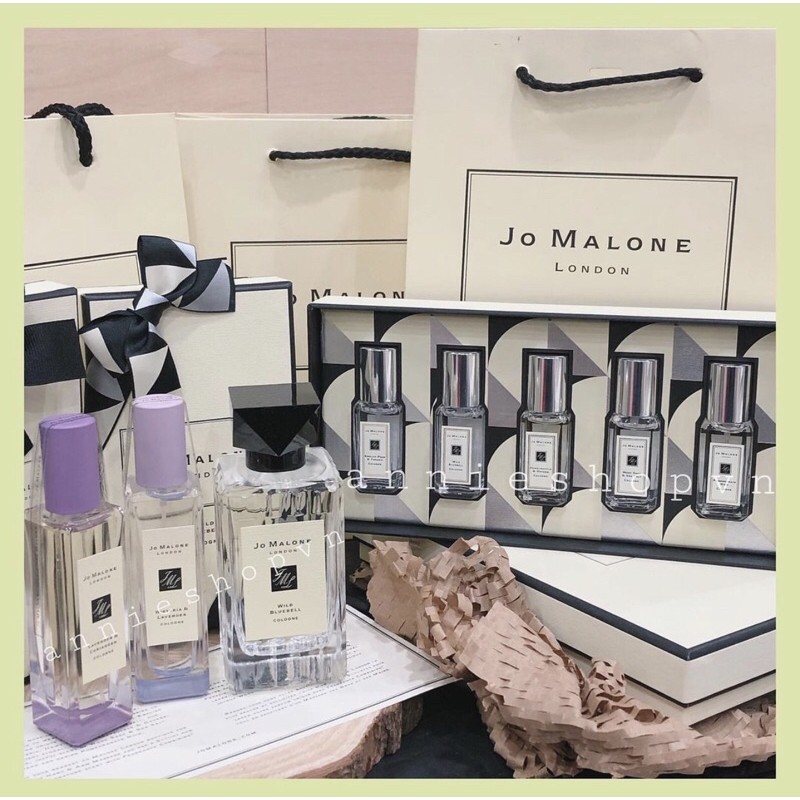 Set nước hoa Jo malone holiday 5 chai 9ml