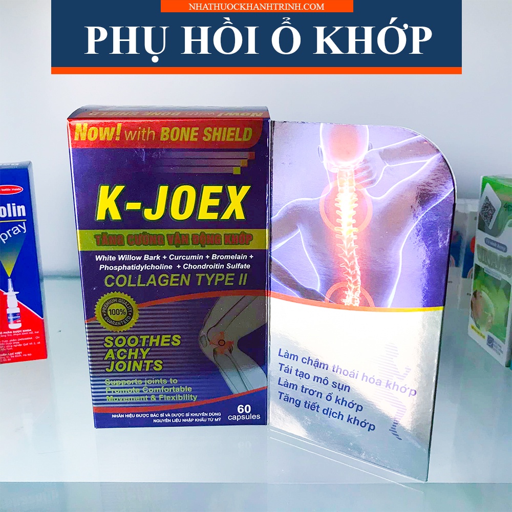 (Lọ 60 viên) Viên uống K-JOEX hỗ trợ tái tạo, phục hồi và bảo vệ xương khớp