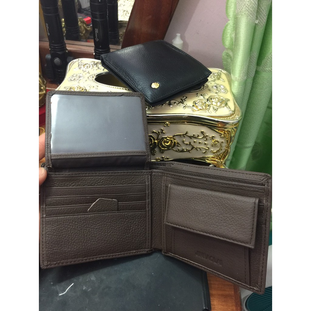 Ví da nam cao cấp thời trang ví da bò cao cấp giá rẻ - đồ da kingshop