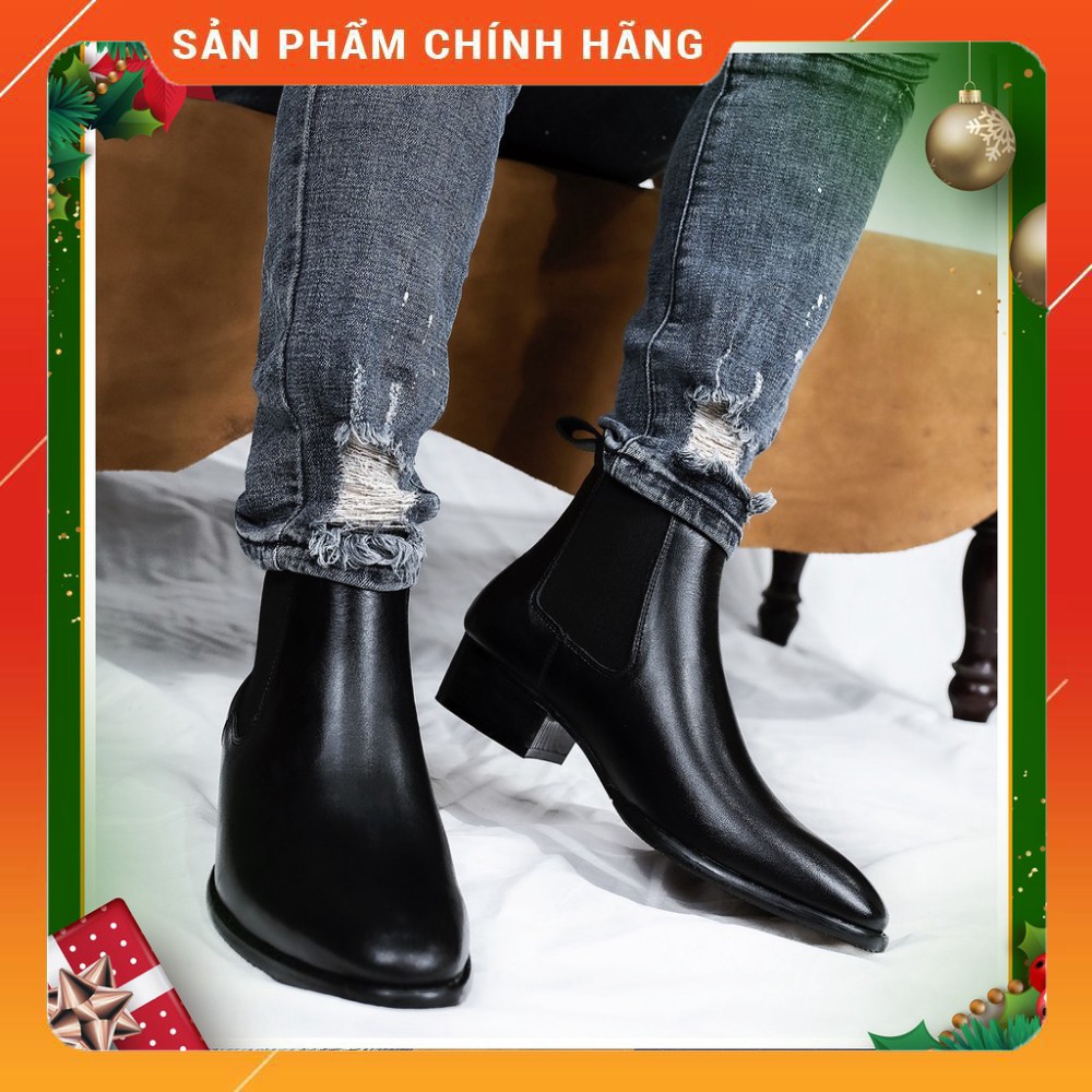 CHELSEA BOOTS HT.NEO da bò thật 100% nguyên miếng, kiểu dáng siêu sang cực HOT DN25