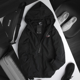 ÁO KHOÁC NIKE HERITAGE WINDRUNNER  - ĐEN