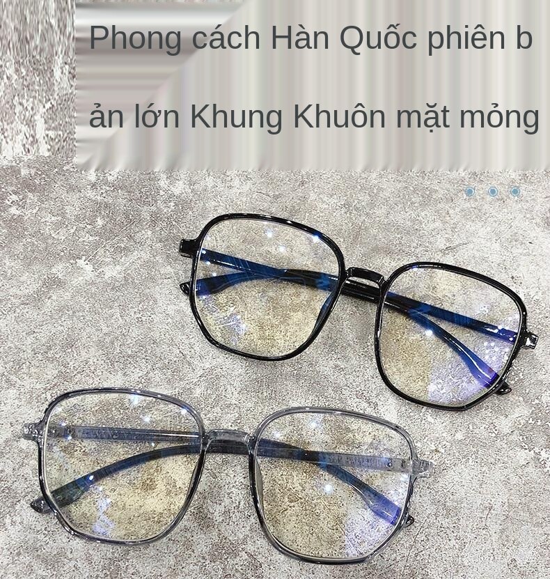 Mắt kính gọng tròn đơn giản thời trang unisex
