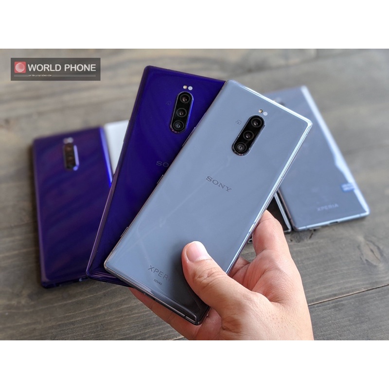 Điện thoại SONY Xperia 1 X1 màn 4k chip 855 6Gb ram nguyên bản chính hãng, nguyên áp suất chống nước, hình thức 97-98%