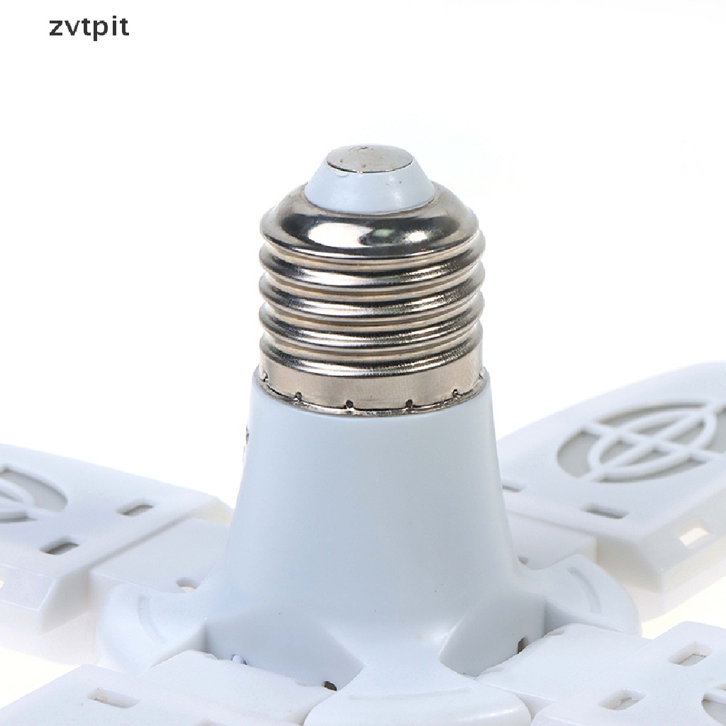 [ZVPT] E27 led AC85-265V 28W LED Bulb Fan Blade Timing Lamp Light Bulb Foldable Lamp DSF