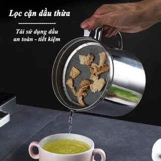 Ca lọc và trữ dầu ăn inox 304