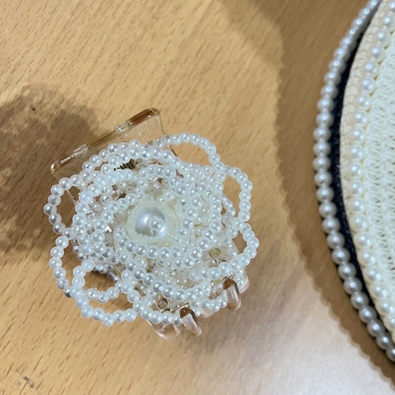 Kẹp Cặp Tóc Càng Cua Hàn Quốc Đính Đá Và Ngọc Hàng Cao Cấp 3 Răng 5 Răng