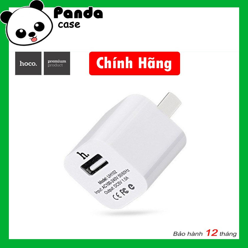 Củ Sạc Hoco UH102 Chính Hãng Cao Cấp – Hỗ Trợ Sạc Nhanh - Cho Điện Thoại,Tai Nghe, Sạc Pin Dự Phòng - PandaCase