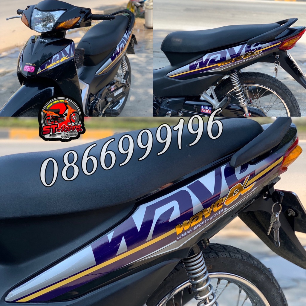 TEM RỜI WAVE ALPHA MẪU HÓT. ĐỦ MÀU. Dán cho Wave 50cc/100cc/110cc ( Tem 3 lớp chống nước chống bay màu )