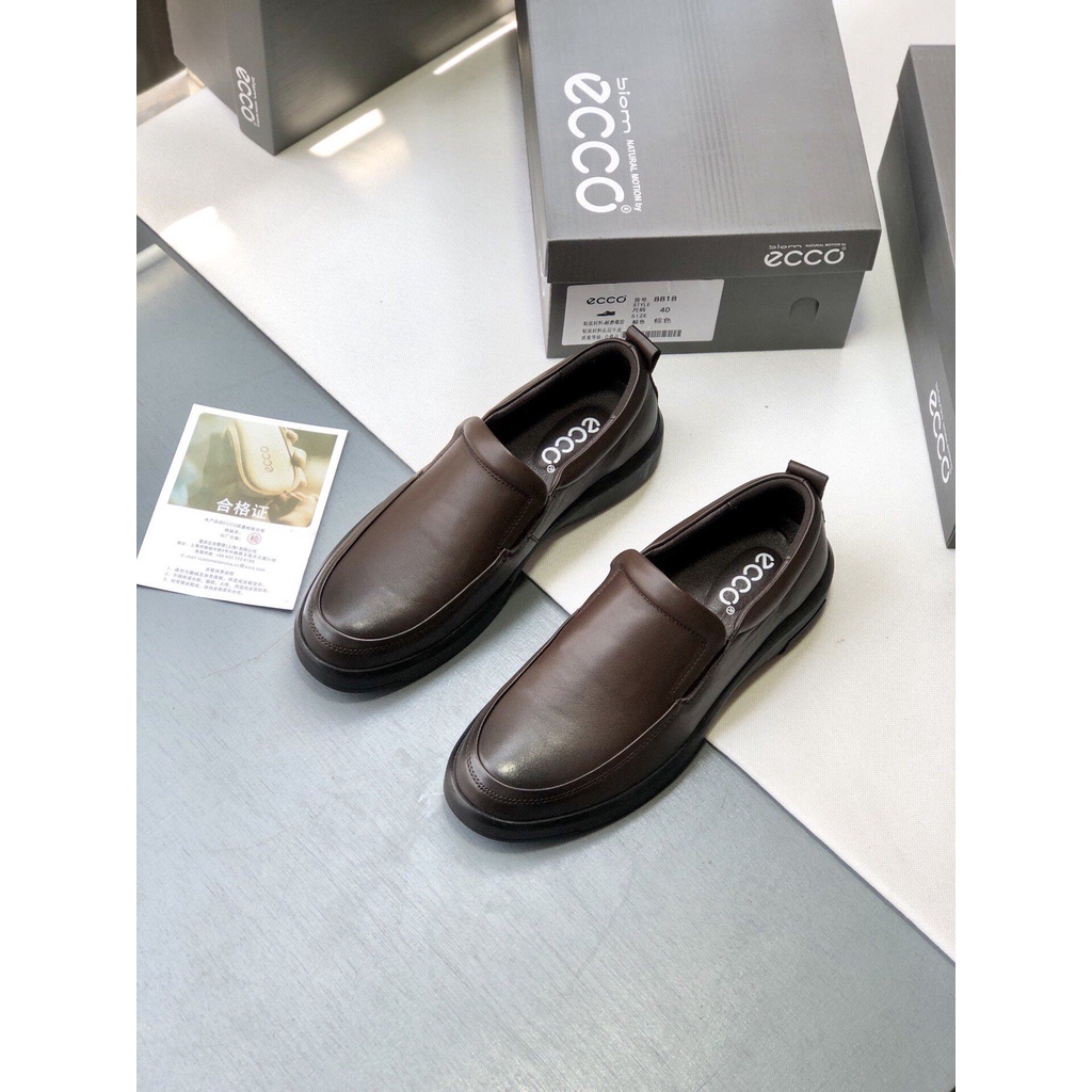 Original Ecco Men's work outdoors Business casual leather shoes LF2021034