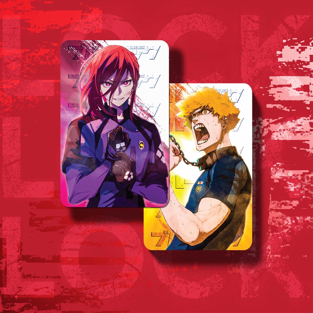 [ PHOTOCARD ] Thẻ Card Bo Góc Anime Tiền Đạo Số 1 -  Giấy C300 Cứng Cáp - Màng Cán Sần Xịn - Card Anime