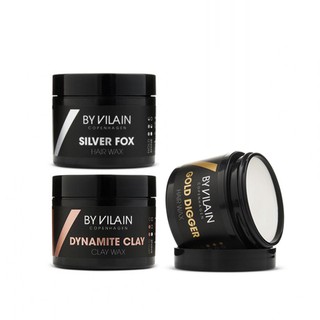 Sáp Vuốt Tóc By Vilain Gold Digger , Silver Fox , Dynamite Clay , Sidekick