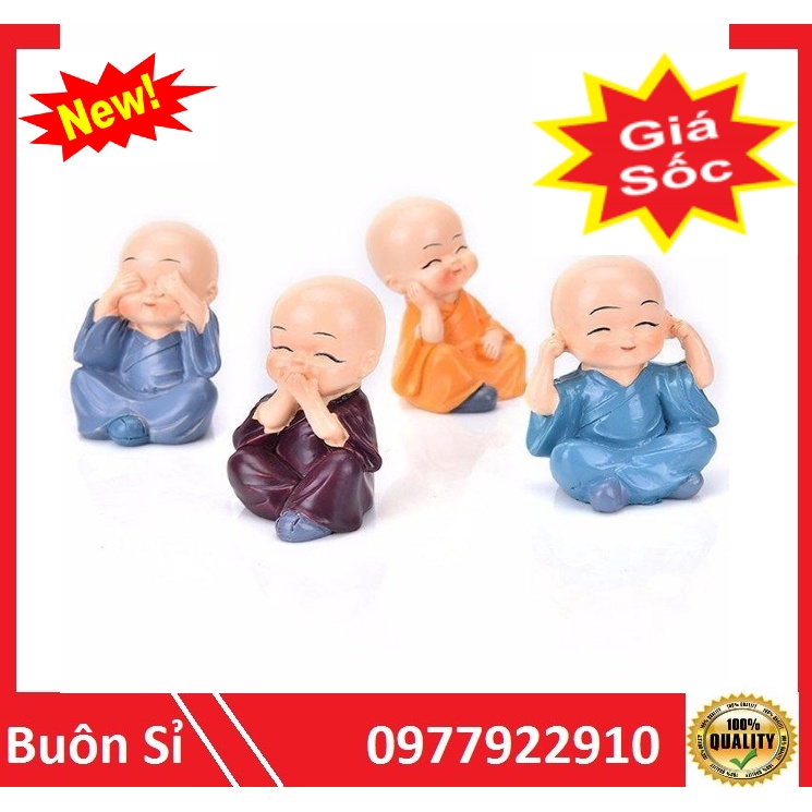 Bộ Tượng Tứ Không 4 Vị Hòa Thượng Phong Thủy
