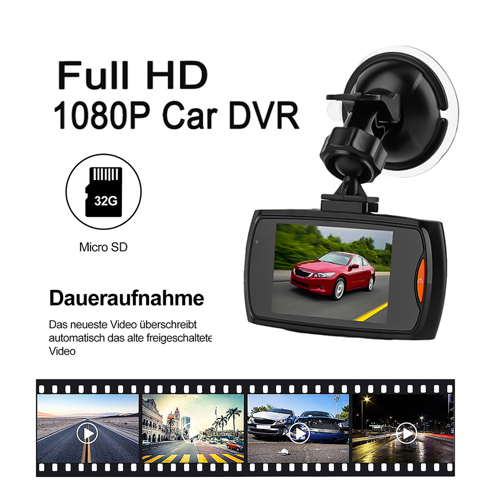 Camera Hành Trình Ô Tô Hỗ Trợ Quay Ban Đêm G30 Full Hd 1080p Dvr Góc Rộng 120 Độ