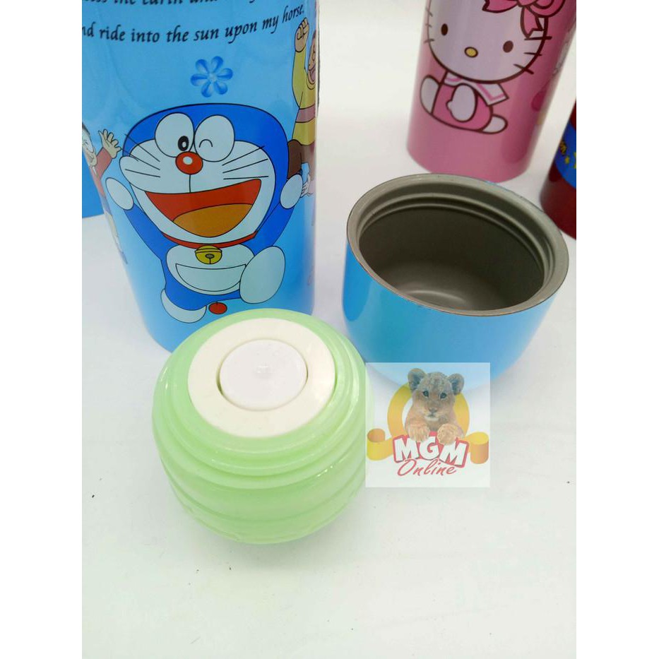 Bình Đựng Nước Nóng Hình Doraemon / Hello K / Cars / Keropi Xinh Xắn Thermos