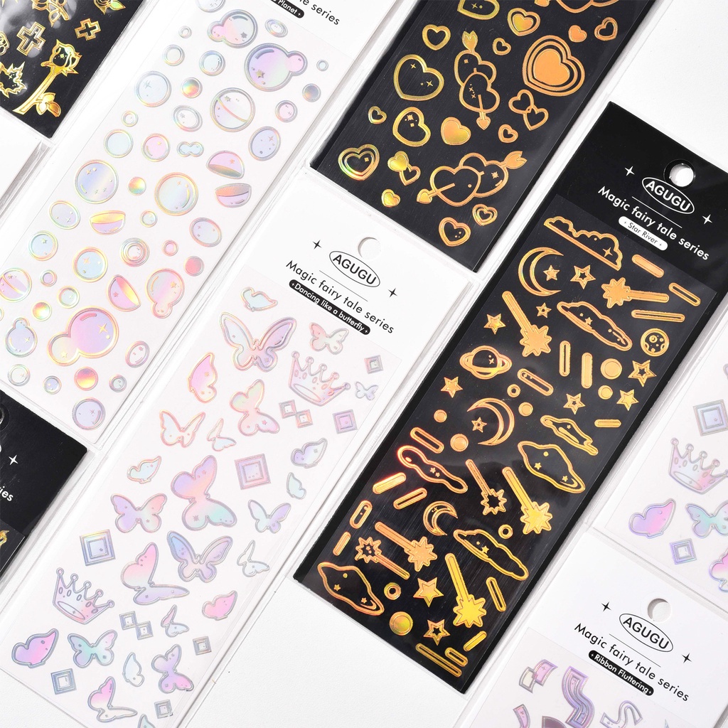 Sticker Hình Dán Toploader Line Lấp Lánh Magic Fairy Tale