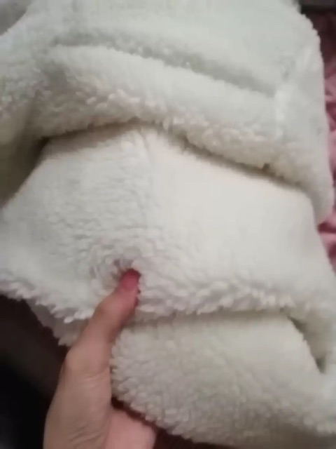 Áo khoác lông trắng thanh lý