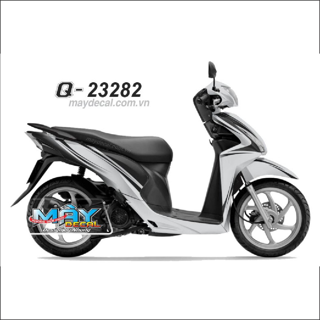 Tem Rời Vision trắng đen (J)