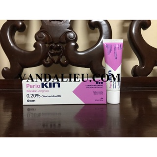 Periokin gel 30ml. gel bôi sát khuẩn chống viêm chân răng và vùng miệng tại chỗ.