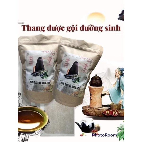 Thang dược gội đầu dưỡng sinh gồm 30 túi lọc