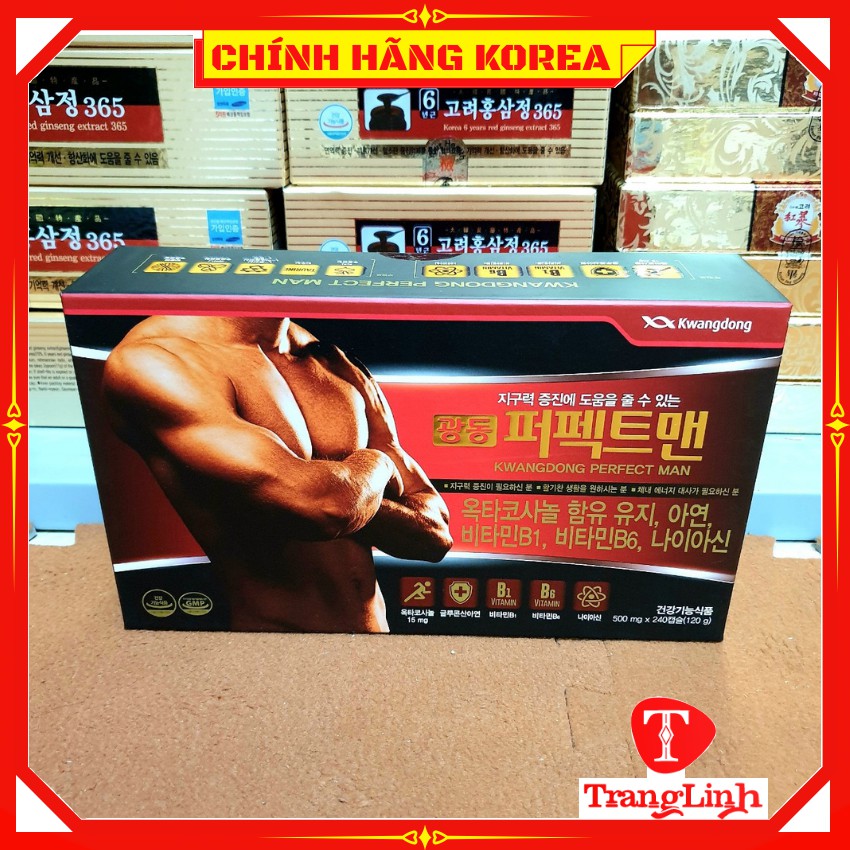 Viên tăng lực nam Kwangdong hàn quốc, hộp 240 viên - tranglinhkorea