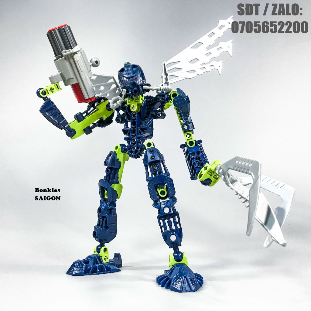 Đồ Chơi Mô Hình Vintage lắp ráp LEGO Bionicle: Toa Mahri Hahli 8914 Chính Hãng Đan Mạch (2007)
